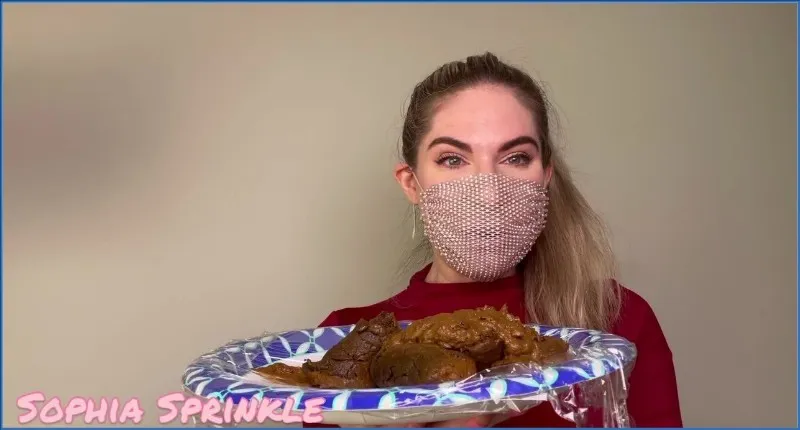 Sophia Sprinkle si nutre come schiava del water con JOI - vidéo fétiche