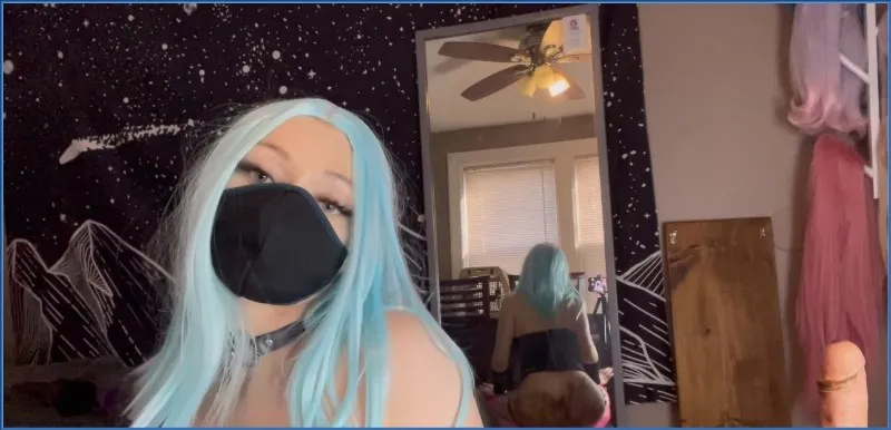 KnkyKttn97 si sporca con giochini e scat - video scat