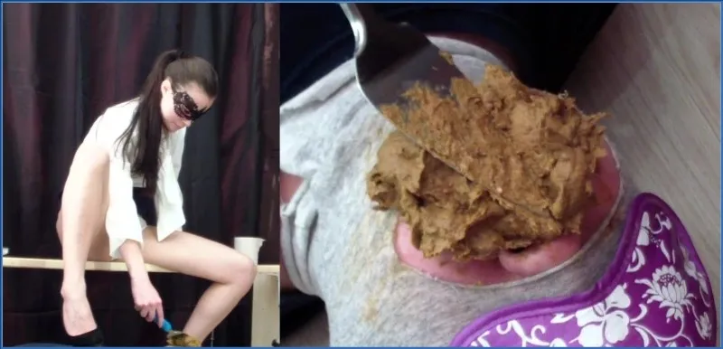 MilanaSmelly si prende cura di Christina con gli occhi chiusi come water umano - vidéo fétiche
