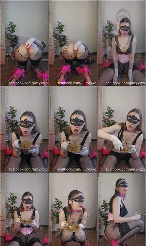 Juicy XXXO si sporca di materia bruna in un'orgia privata davanti alla telecamera - video scat